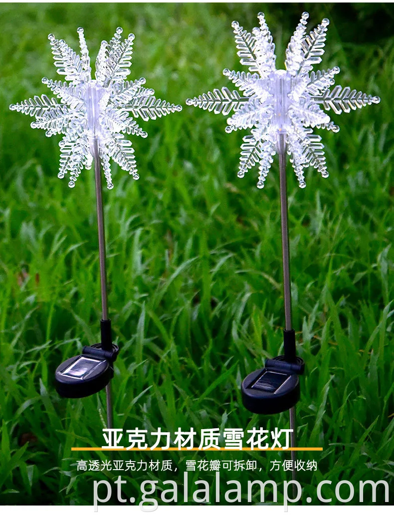 Luzes de festivais de LED montes de energia solar vibrantes para jardins ao ar livre